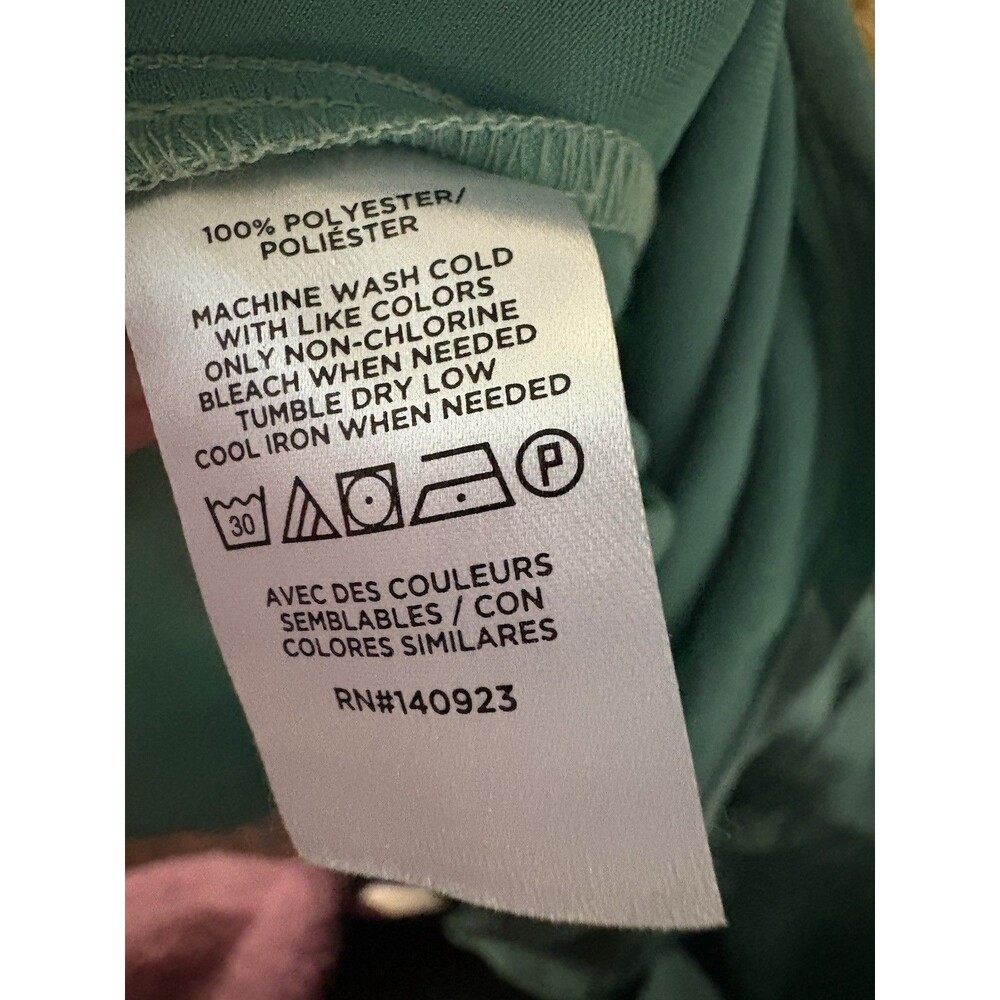 Loft Women’s Satin Wide Cuffed Utility Shirt‎ size Medium M NWT Green - Picture 6 of 8